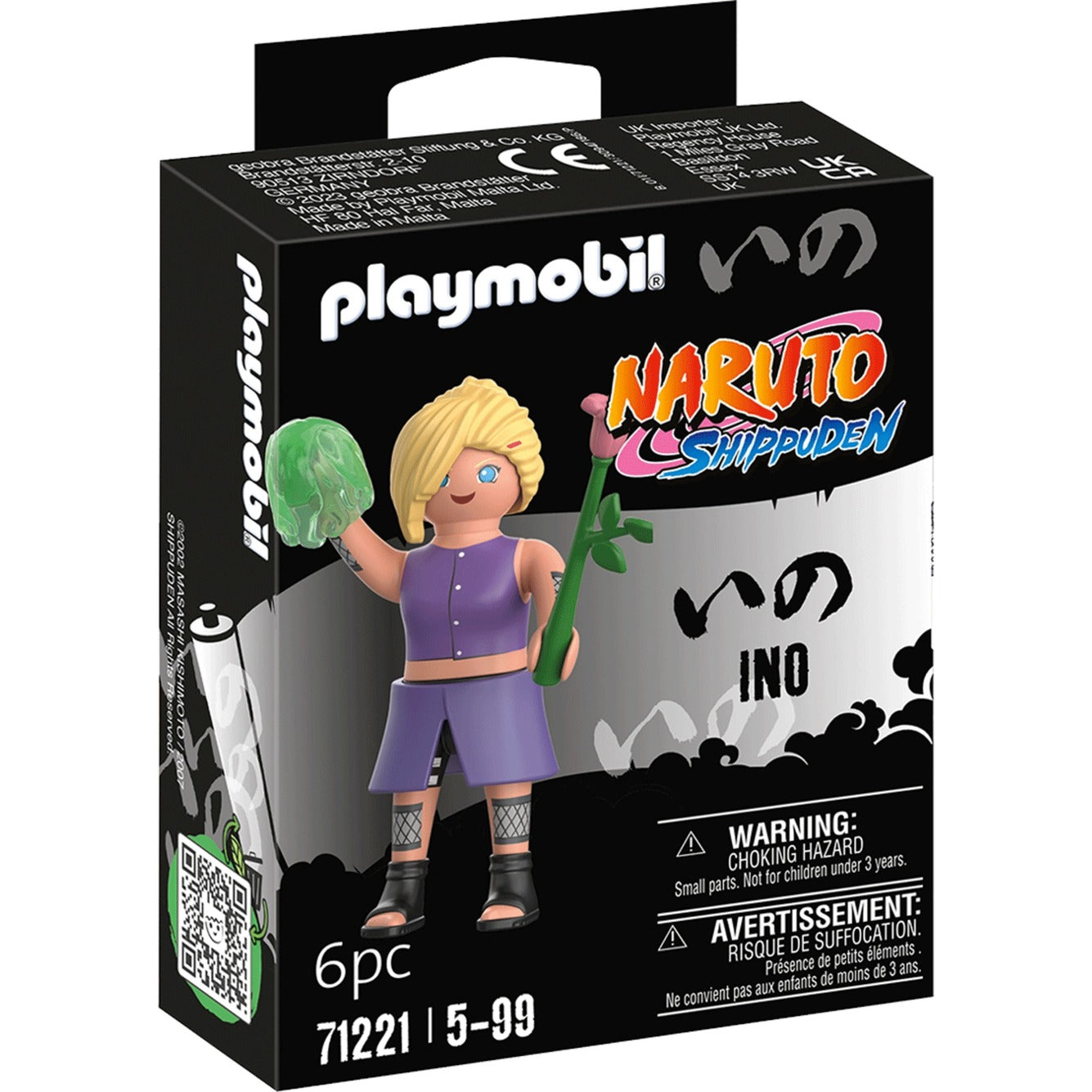 PLAYMOBIL 71221 Naruto Shippuden - Ino, Konstruktionsspielzeug