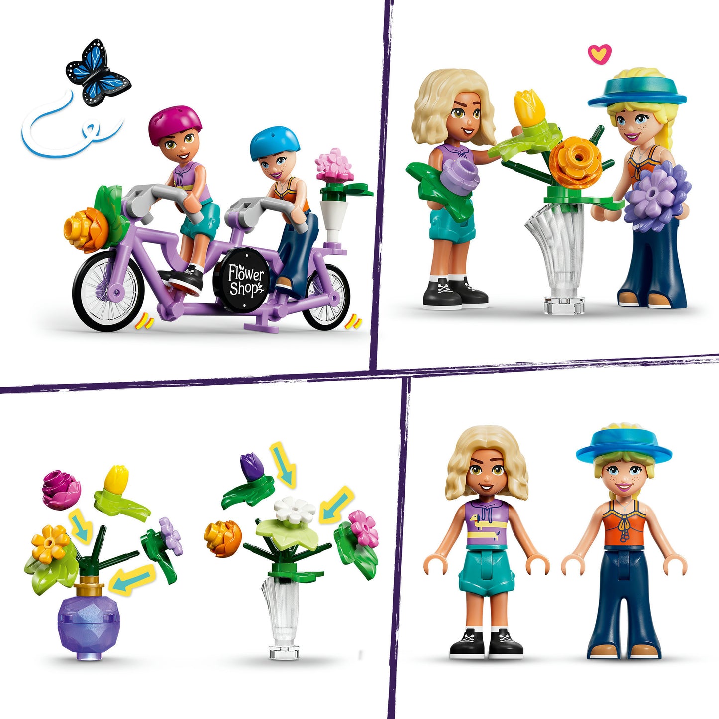 42693 Friends Kreativer Blumenladen, Konstruktionsspielzeug