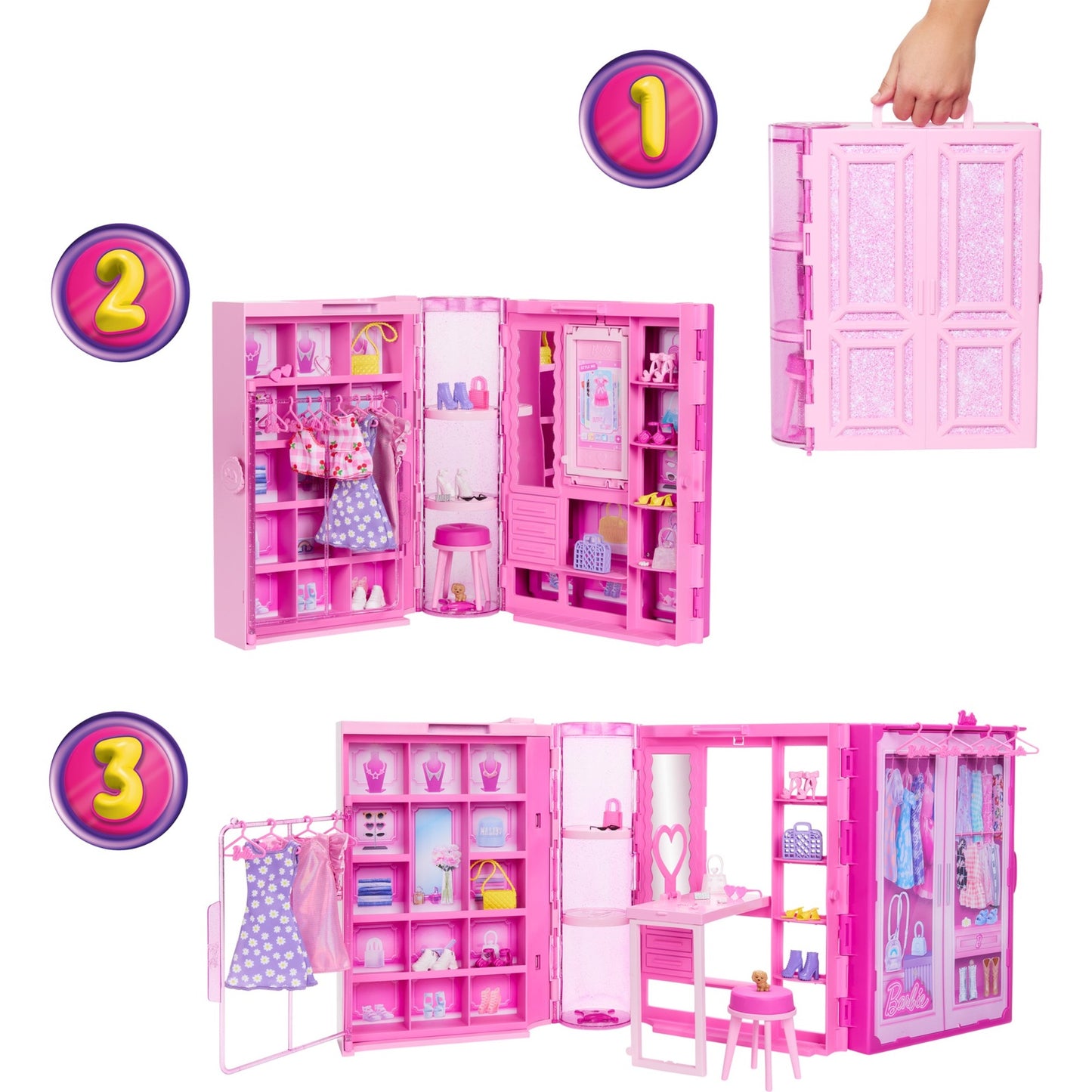 Barbie Barbie Traumkleiderschrank mit Puppe