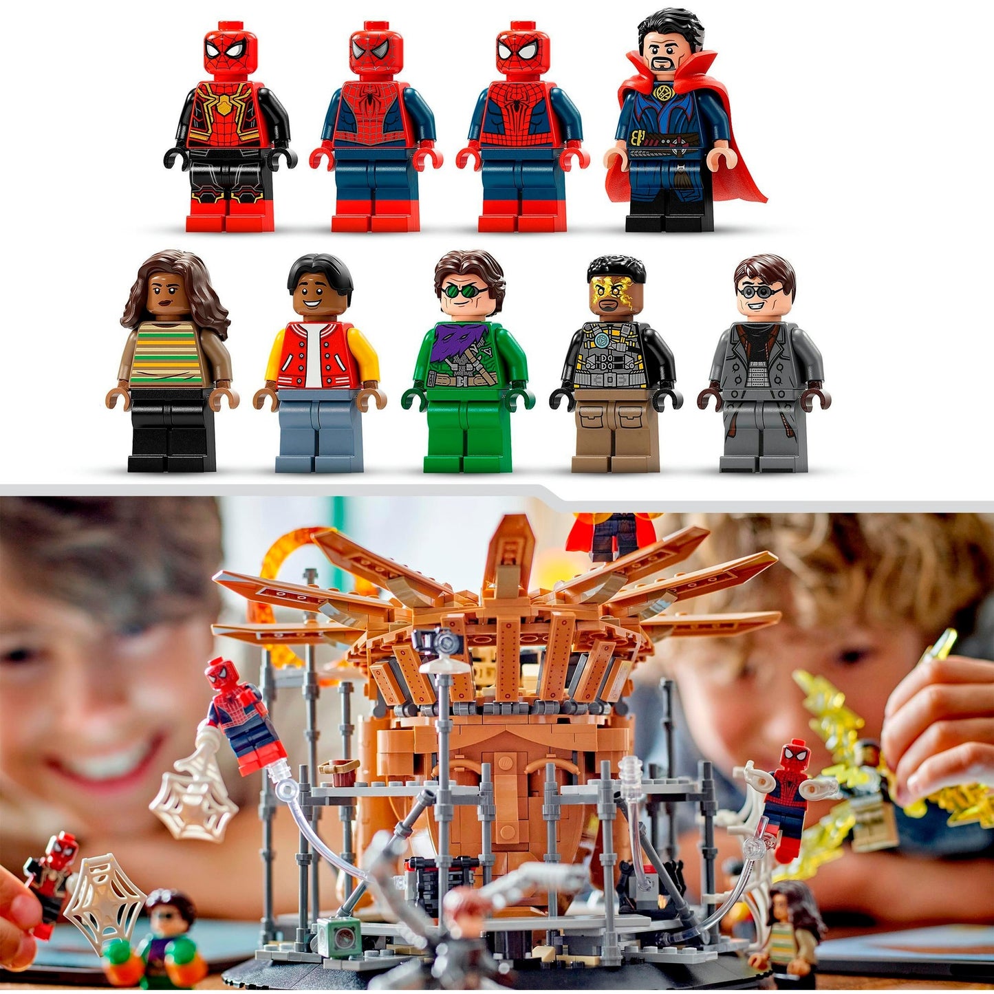 LEGO 76261 Marvel Super Heroes Spider-Mans großer Showdowns, Konstruktionsspielzeug