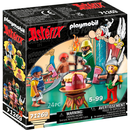 PLAYMOBIL 71269 Asterix Pyradonis' vergiftete Torte, Konstruktionsspielzeug