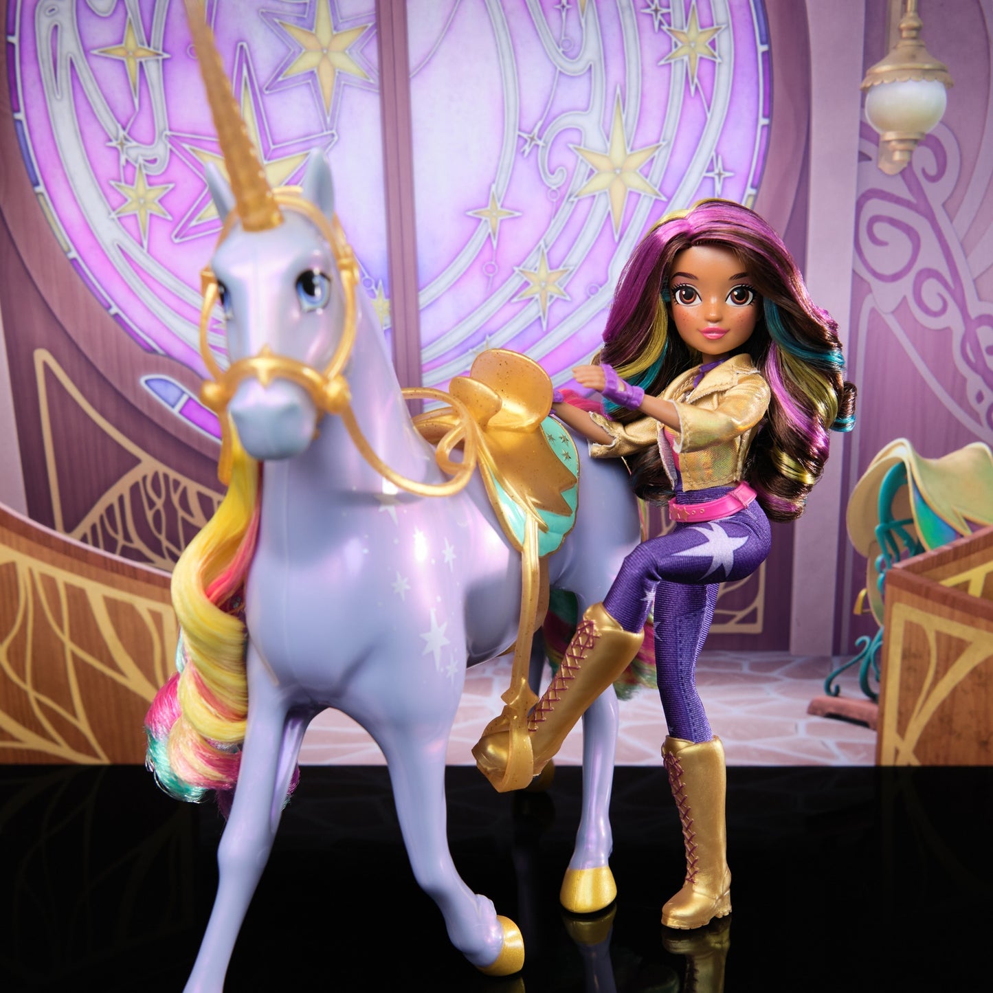 Spinmaster Unicorn Academy - Ankleidepuppe Sophia