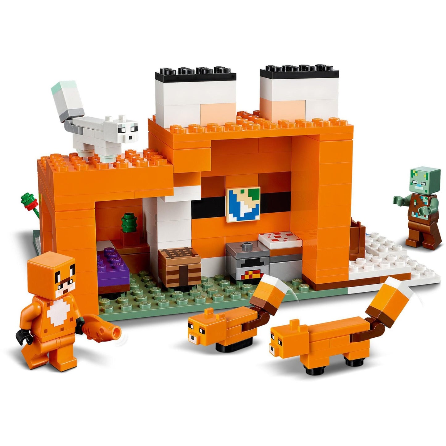 LEGO 21178 Minecraft Die Fuchs-Lodge, Konstruktionsspielzeug