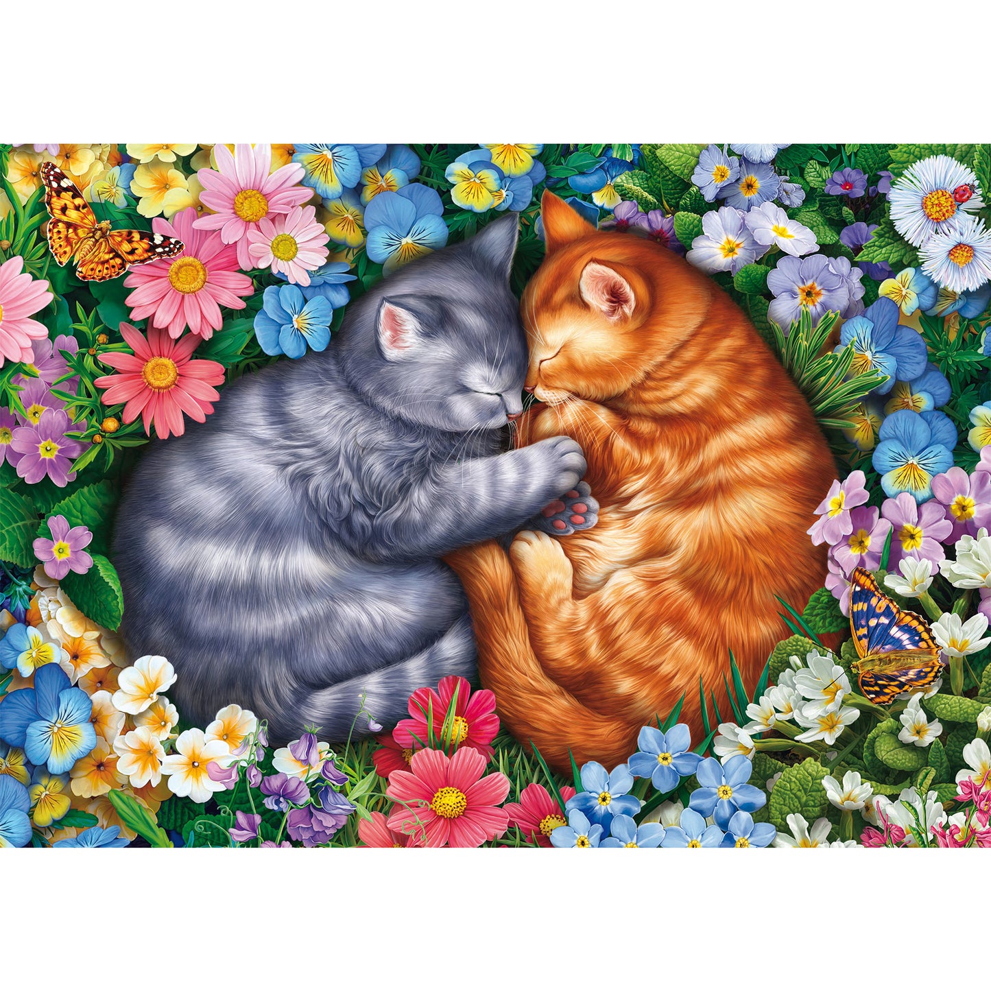 Schlafende Samtpfoten, Puzzle