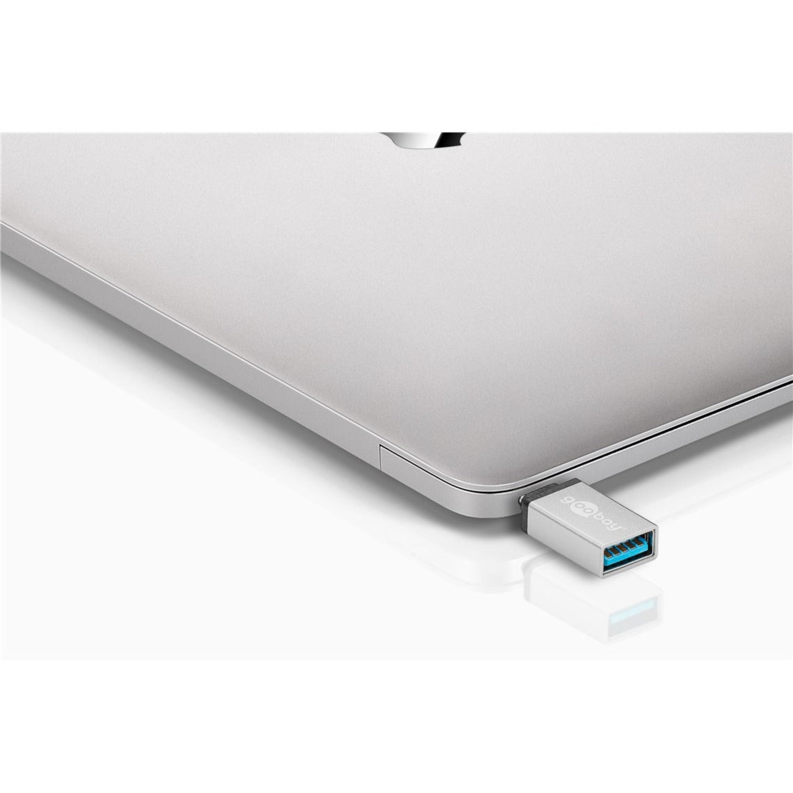 Goobay USB 3.2 Gen 1 Adapter, USB-C Stecker > USB-A Buchse (silber, OTG Super Speed)