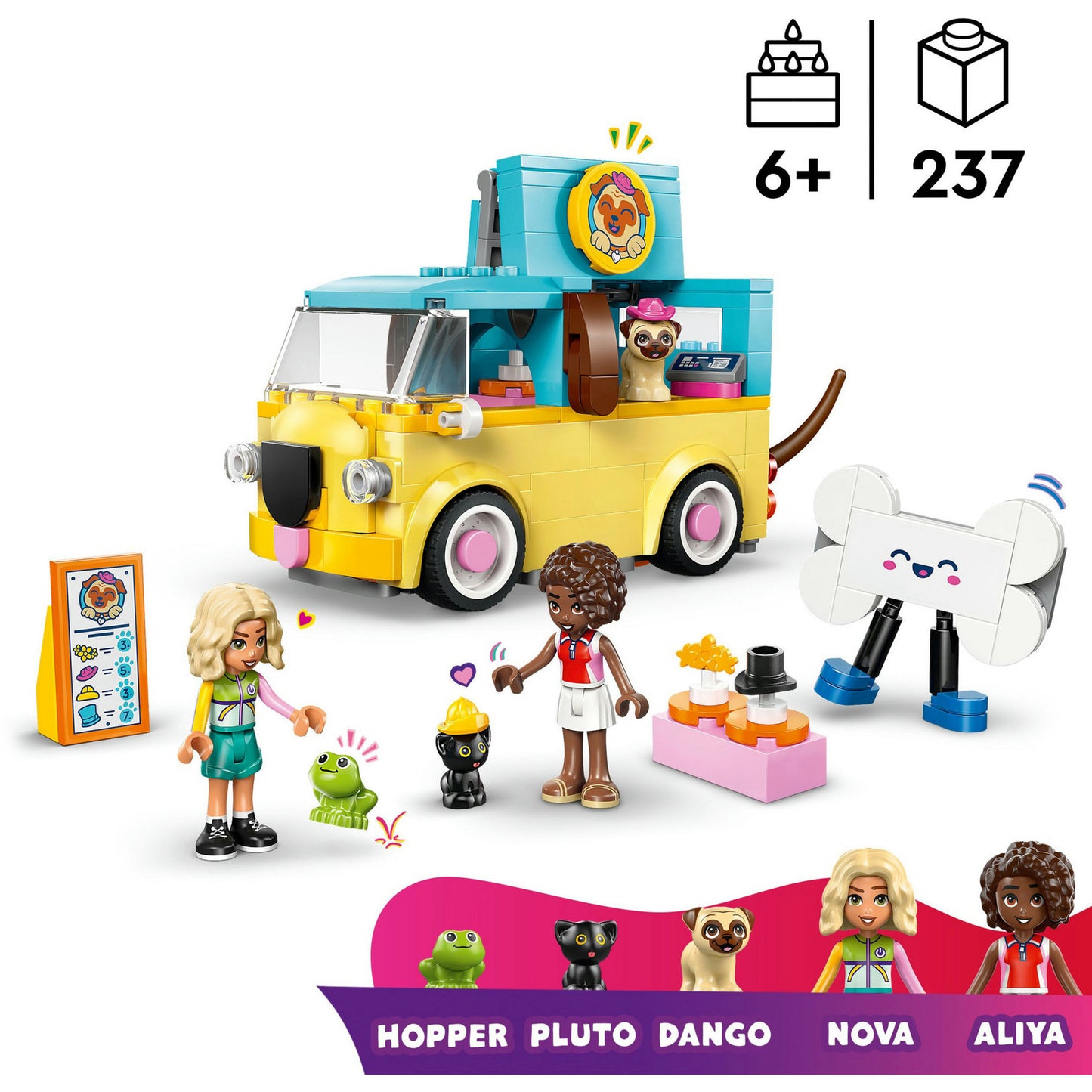 42678 Friends Haustierzubehör-Van, Konstruktionsspielzeug