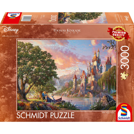 Schmidt Spiele Thomas Kinkade Studios: Belle's Magical World (Disney Dreams Collections)