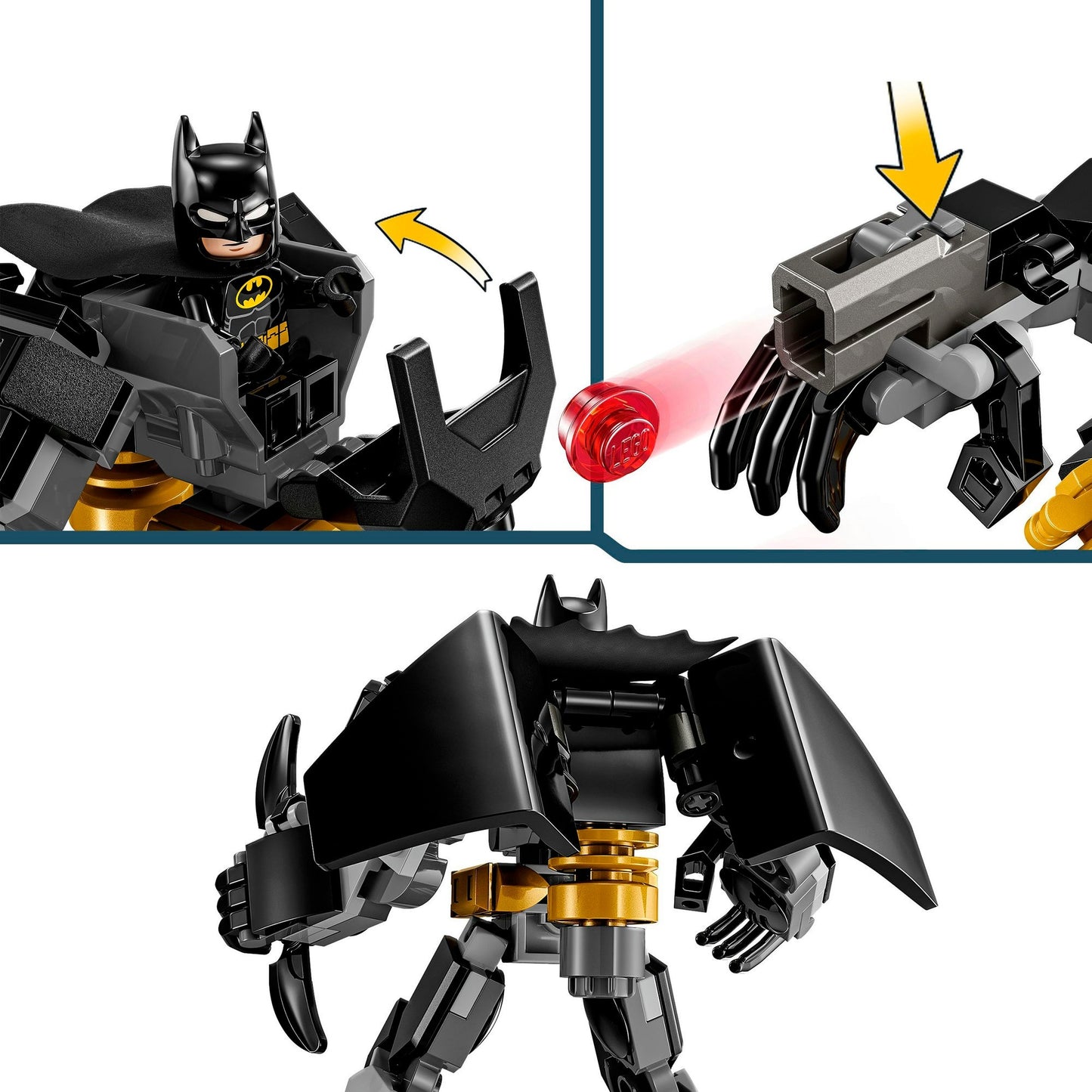 LEGO 76270 DC Super Heroes Batman Mech, Konstruktionsspielzeug