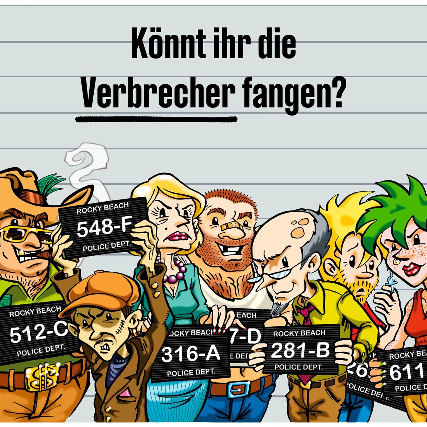 KOSMOS Die drei ??? Kids - Auf Verbrecherjagd, Kartenspiel