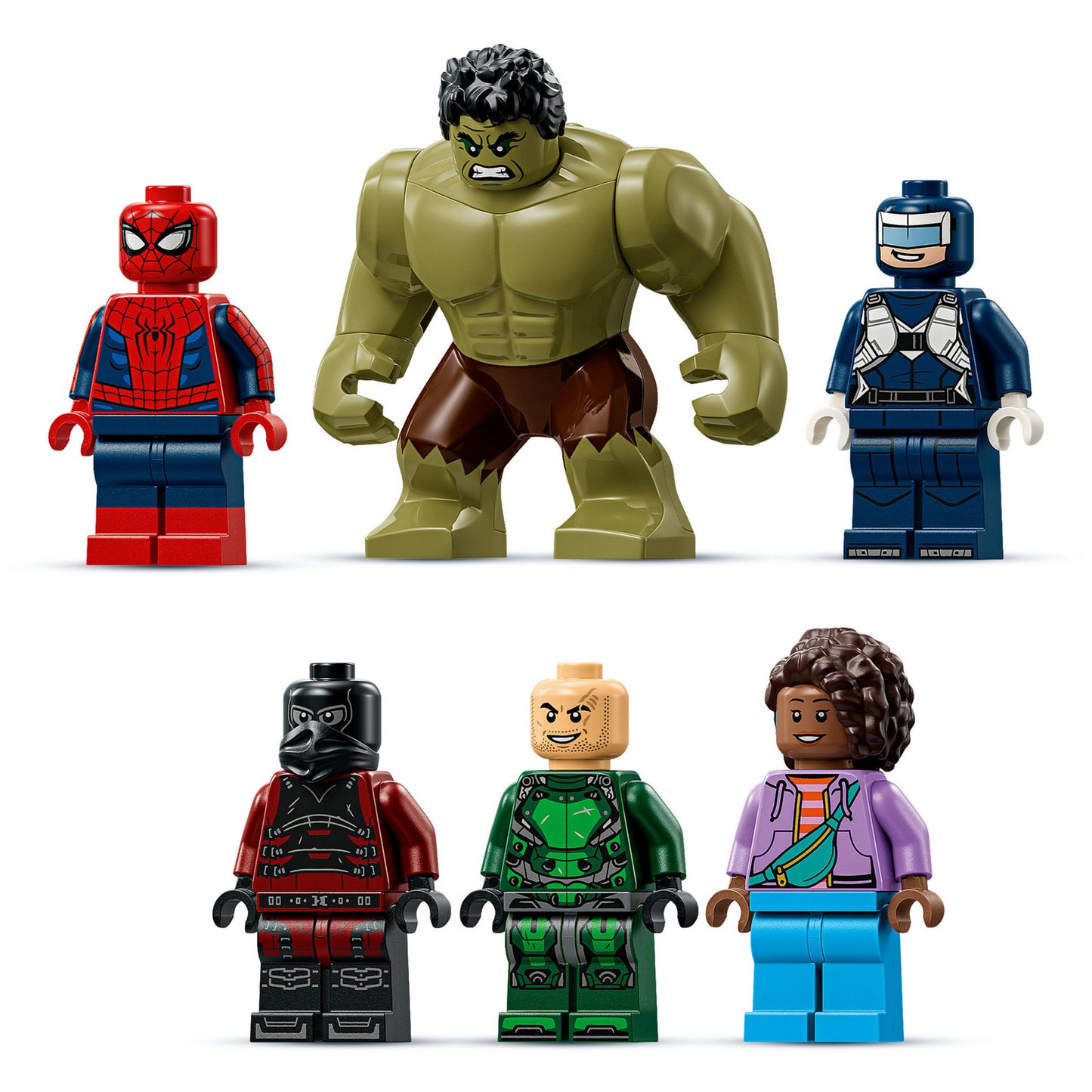 76350 Marvel Super Heroes Grosser Showdown: Spider-Man vs. Hulk, Konstruktionsspielzeug