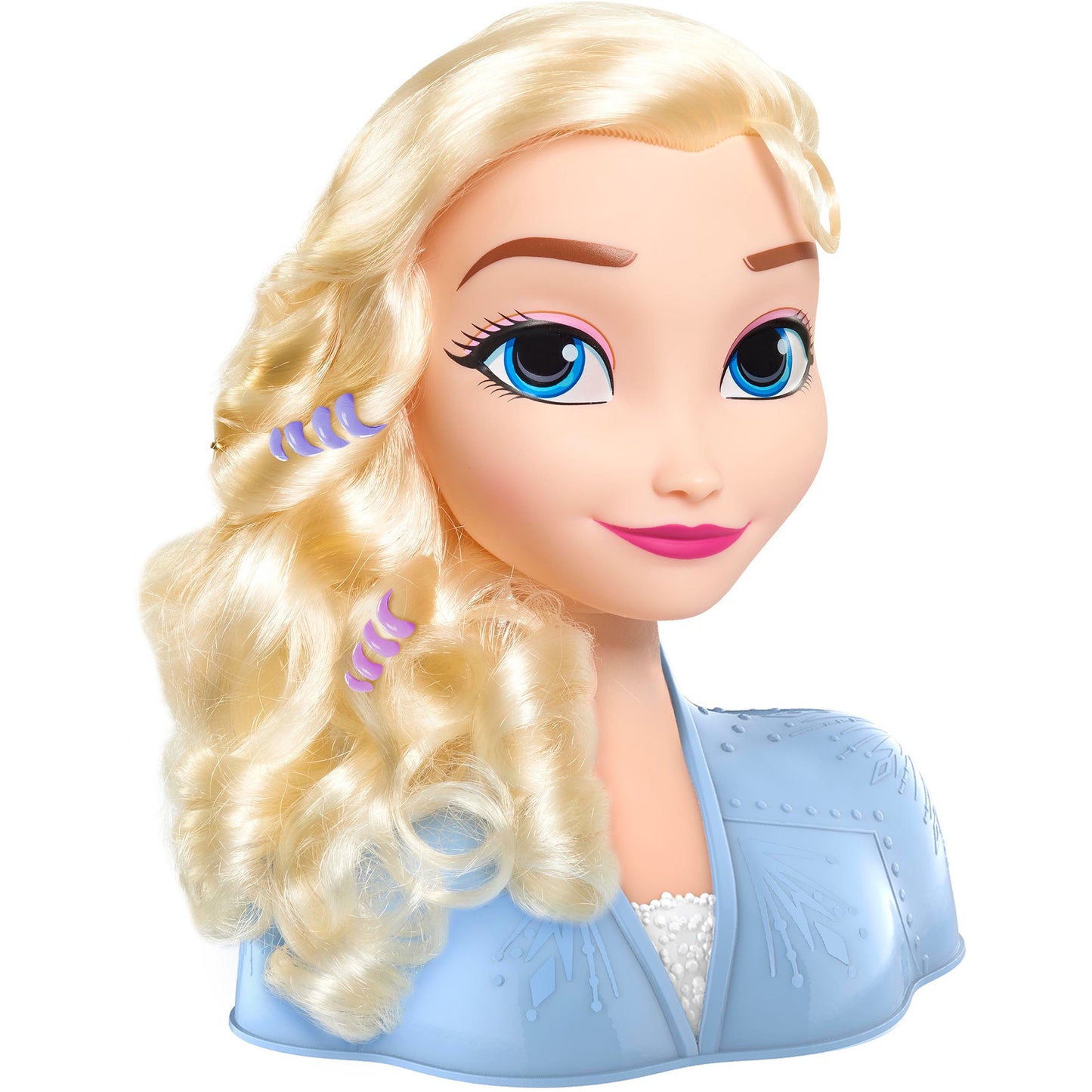 Disney Frozen 2 Basic Elsa Styling Head, Schmink- und Frisierkopf