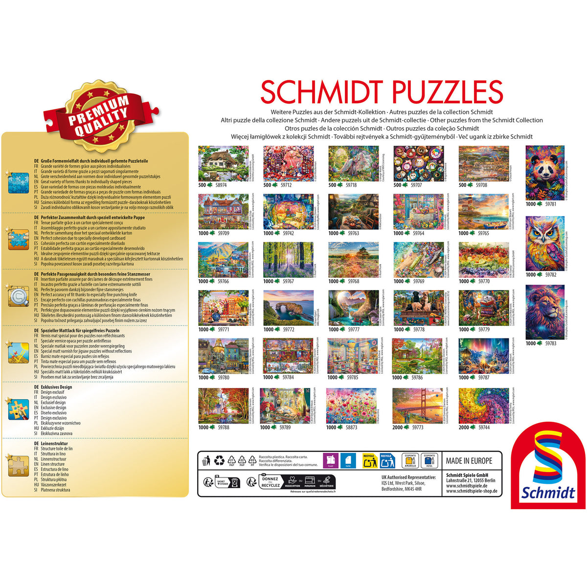 Winterzauber, Puzzle
