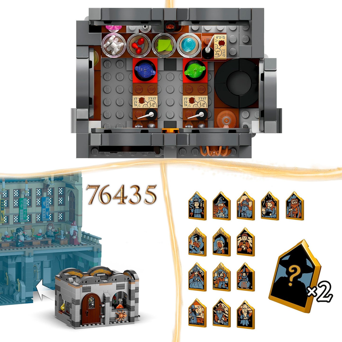 LEGO 76431 Harry Potter Schloss Hogwarts: Zaubertrankunterricht, Konstruktionsspielzeug