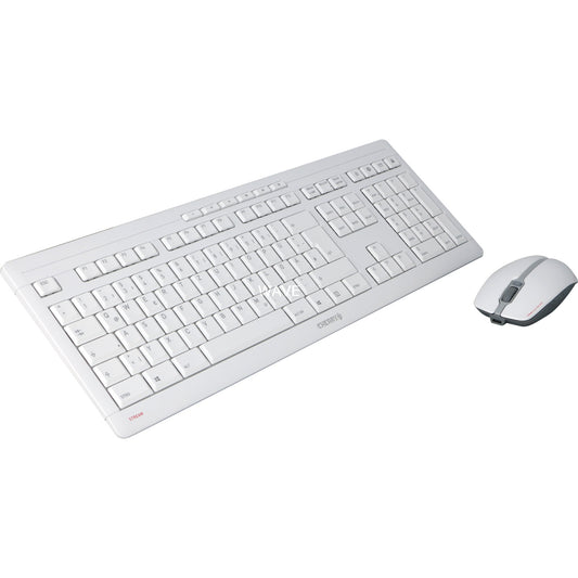 Cherry STREAM DESKTOP RECHARGE (weiss/grau, DE-Layout, Cherry SX-Scherentechnologie)