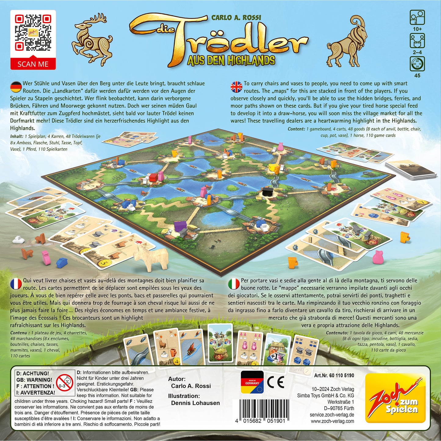Die Trödler aus den Highlands, Brettspiel