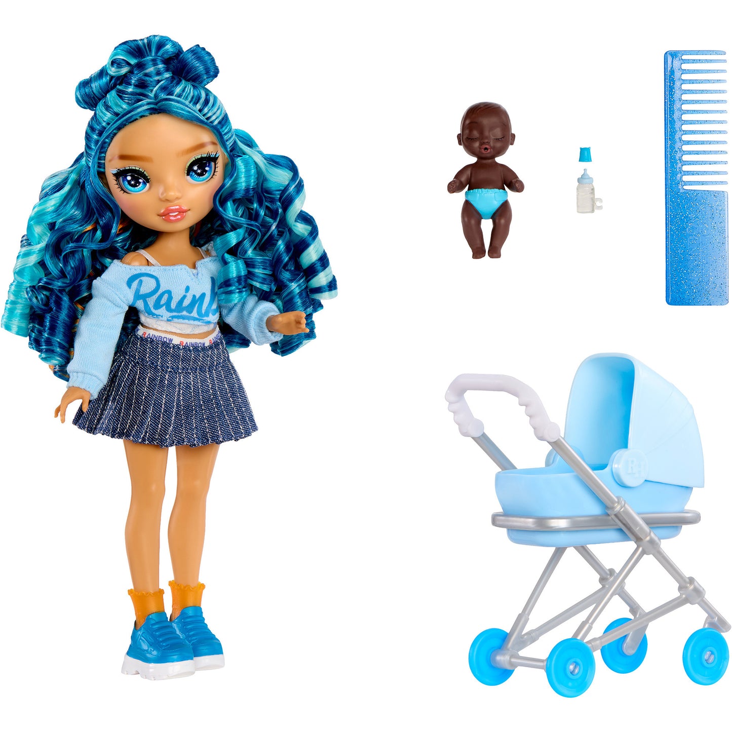 Rainbow High Jr. High Bestie Babysitters - Skyler Bradshaw, Puppe