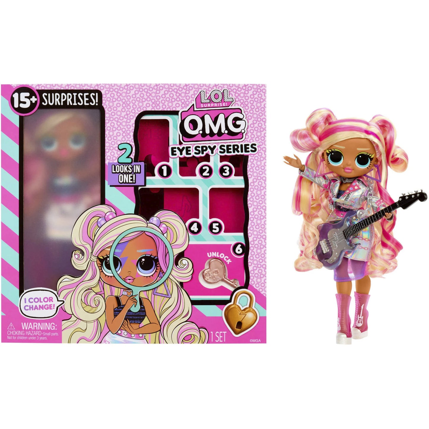 L.O.L. Surprise OMG Eye Spy - Rockstar, Puppe