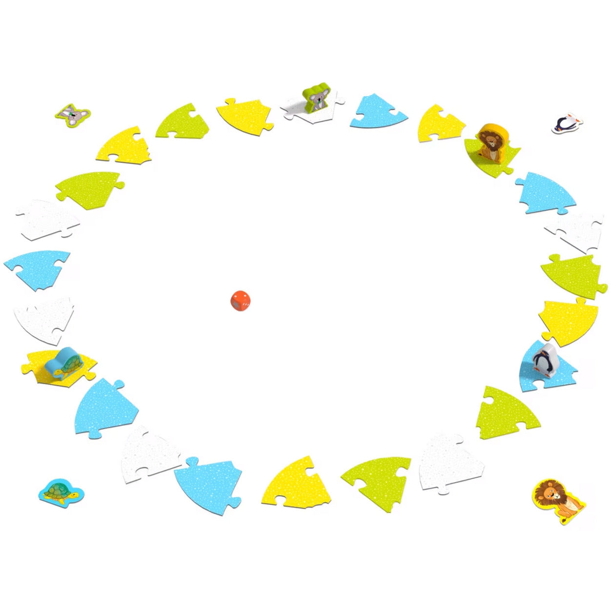 Game meets Puzzle - Wo leben Löwe & Co.?, Brettspiel