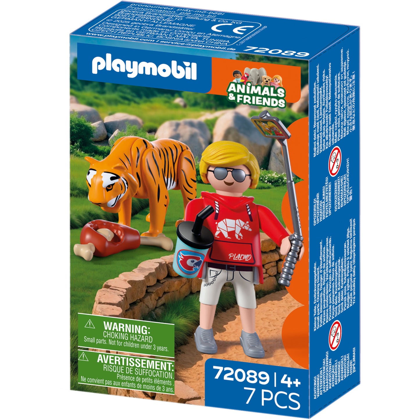 72089 Animals & Friends Zoo: Tiger und Besucher, Konstruktionsspielzeug