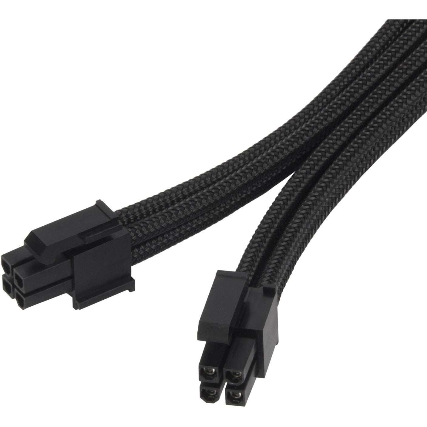 Silverstone Technology Strom-Verlängerungskabel SST-PP07E-EPS8B (schwarz, 30cm)
