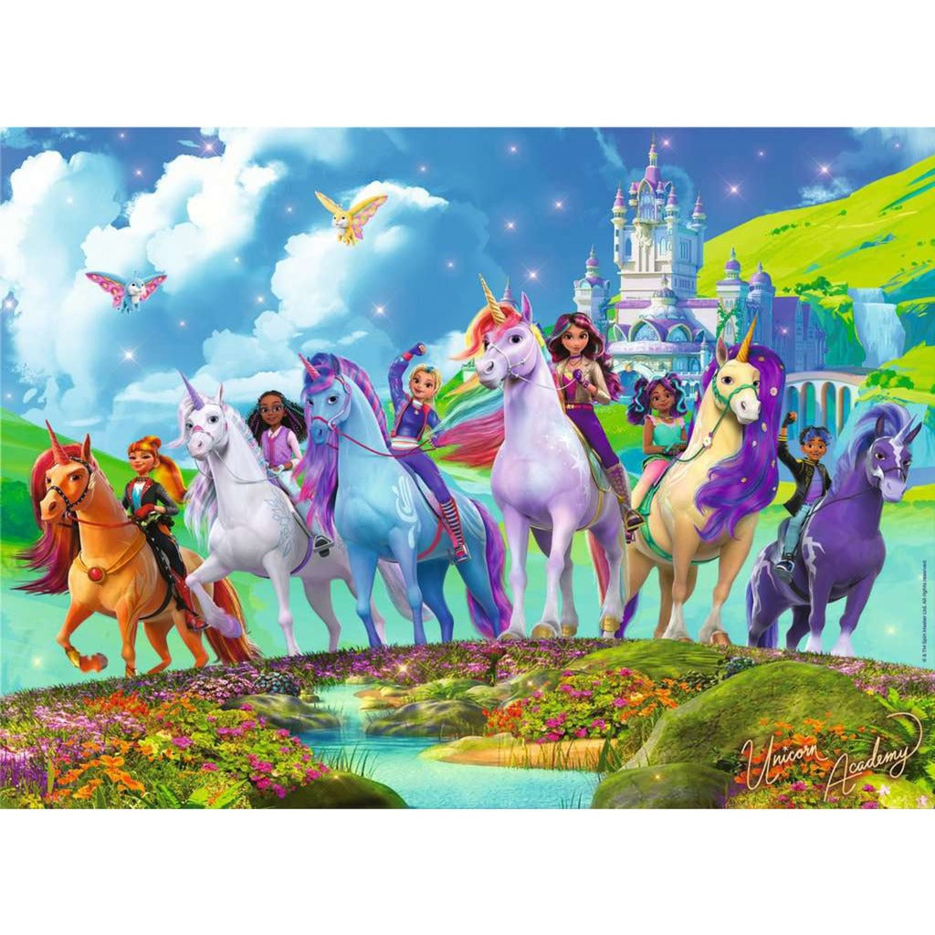 Kinderpuzzle Unicorn Academy - Die Magie der Unicorn Academy