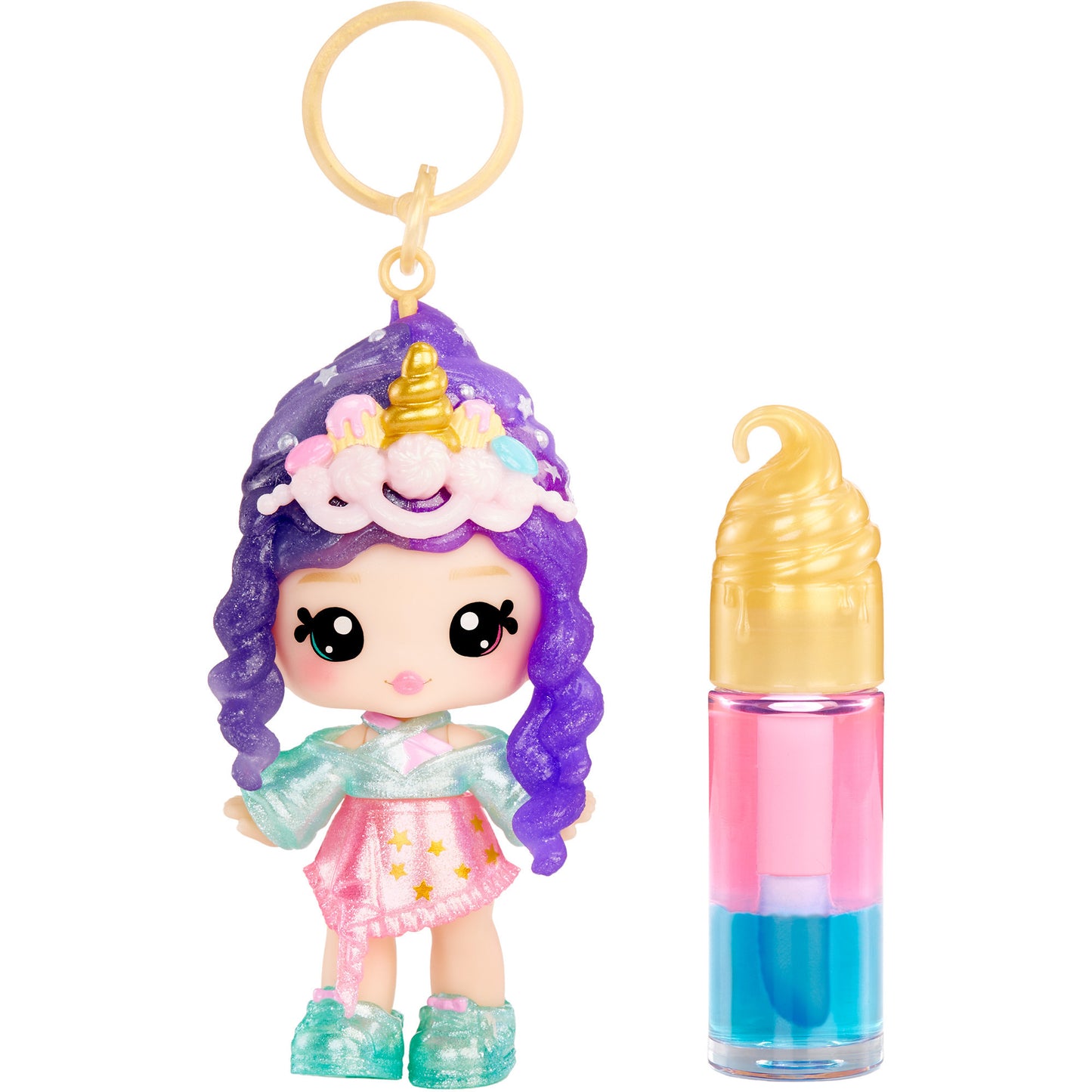 Yummiland Lip Gloss Doll: Mystery Color Change - Phoebe Frappe, Puppe
