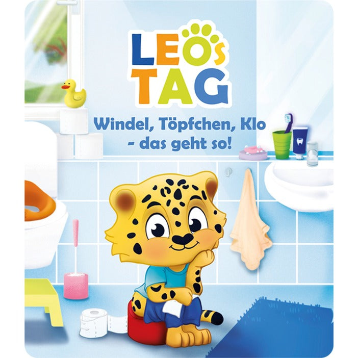 Tonies Leos Tag - Windel, Töpfchen, Klo - das geht so! (Hörspiel mit Liedern)