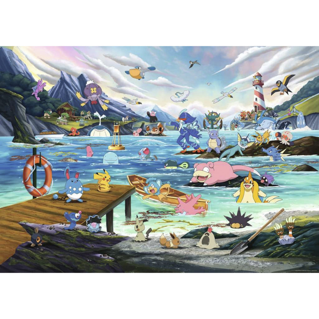 Puzzle Pokémon - Vaporeon and Temperate Marine