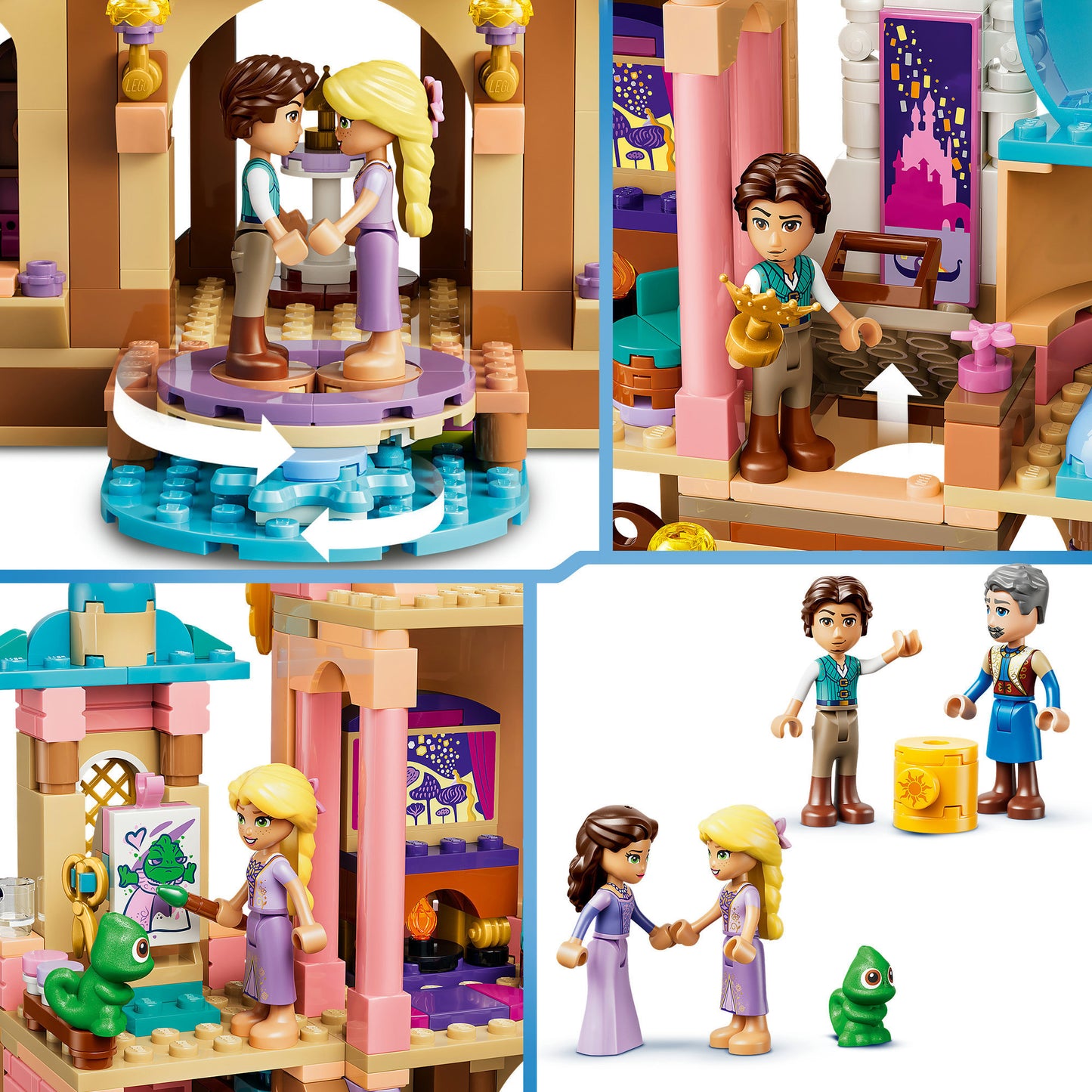 43297 Disney Princess Rapunzels Schloss, Konstruktionsspielzeug