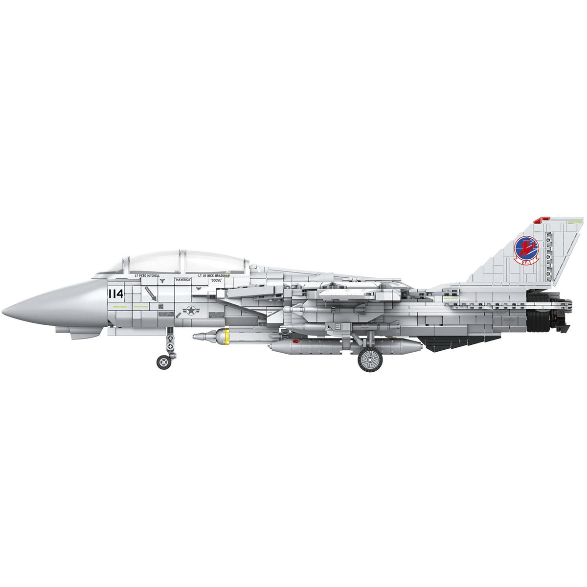 Maverick's F-14A Tomcat Top Gun - Brick System, Konstruktionsspielzeug