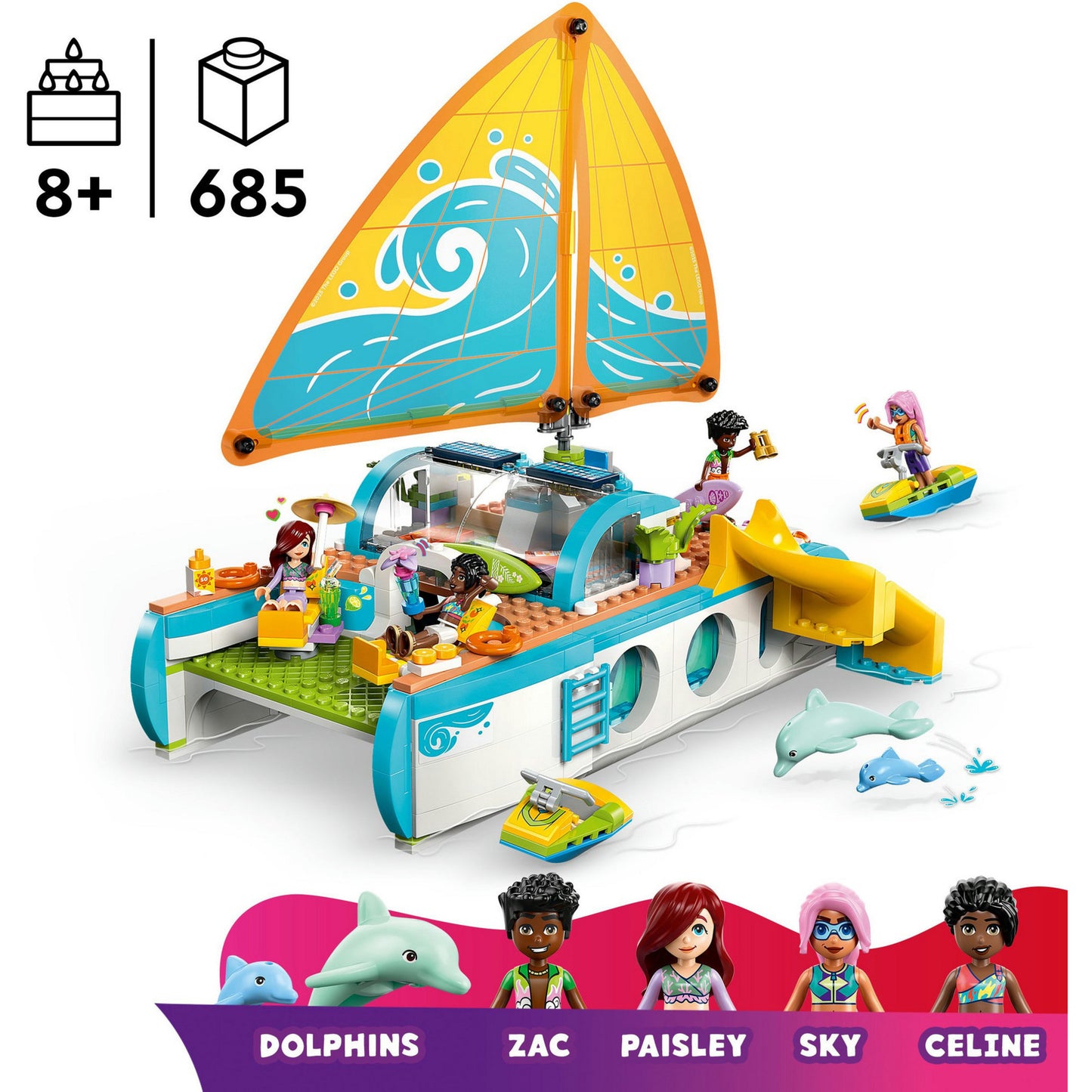 42664 Friends Segelabenteuer, Konstruktionsspielzeug