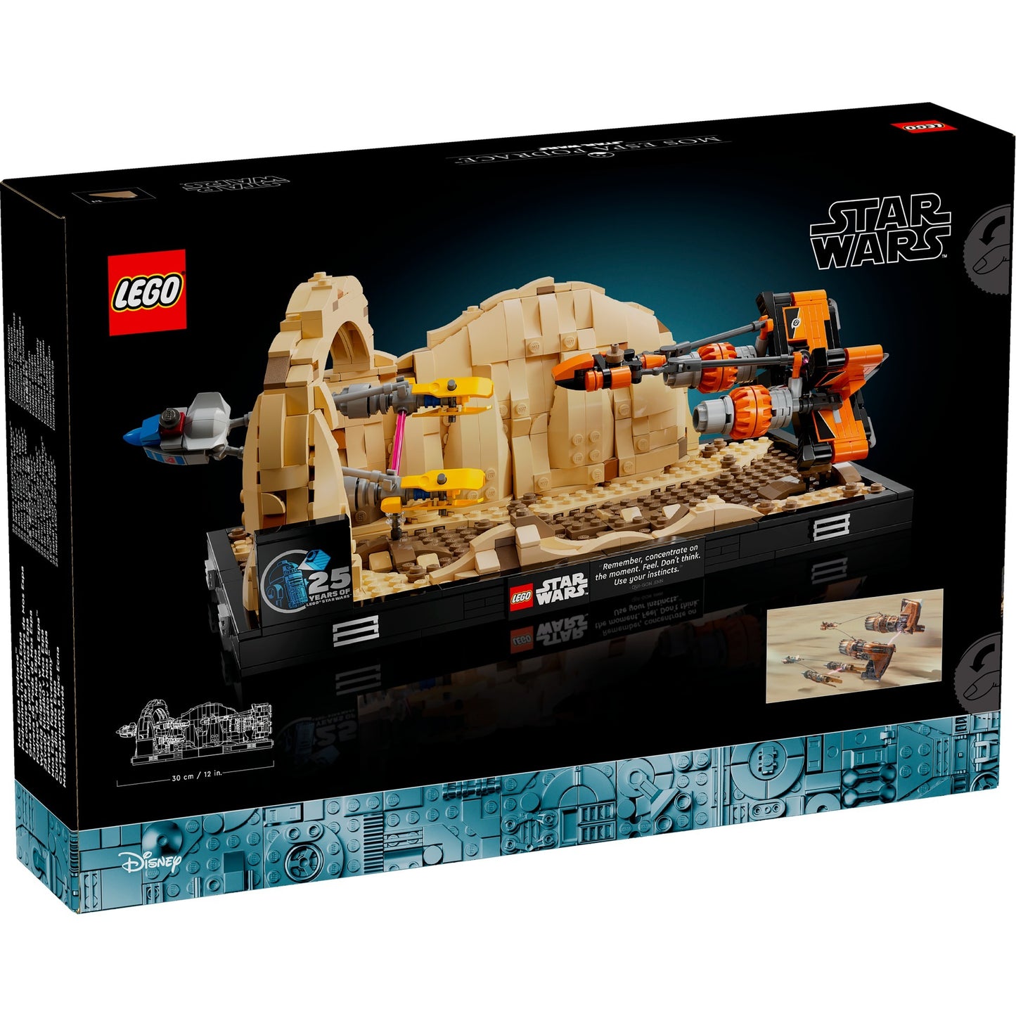 LEGO 75380 Star Wars Podrennen in Mos Espa -  Diorama, Konstruktionsspielzeug