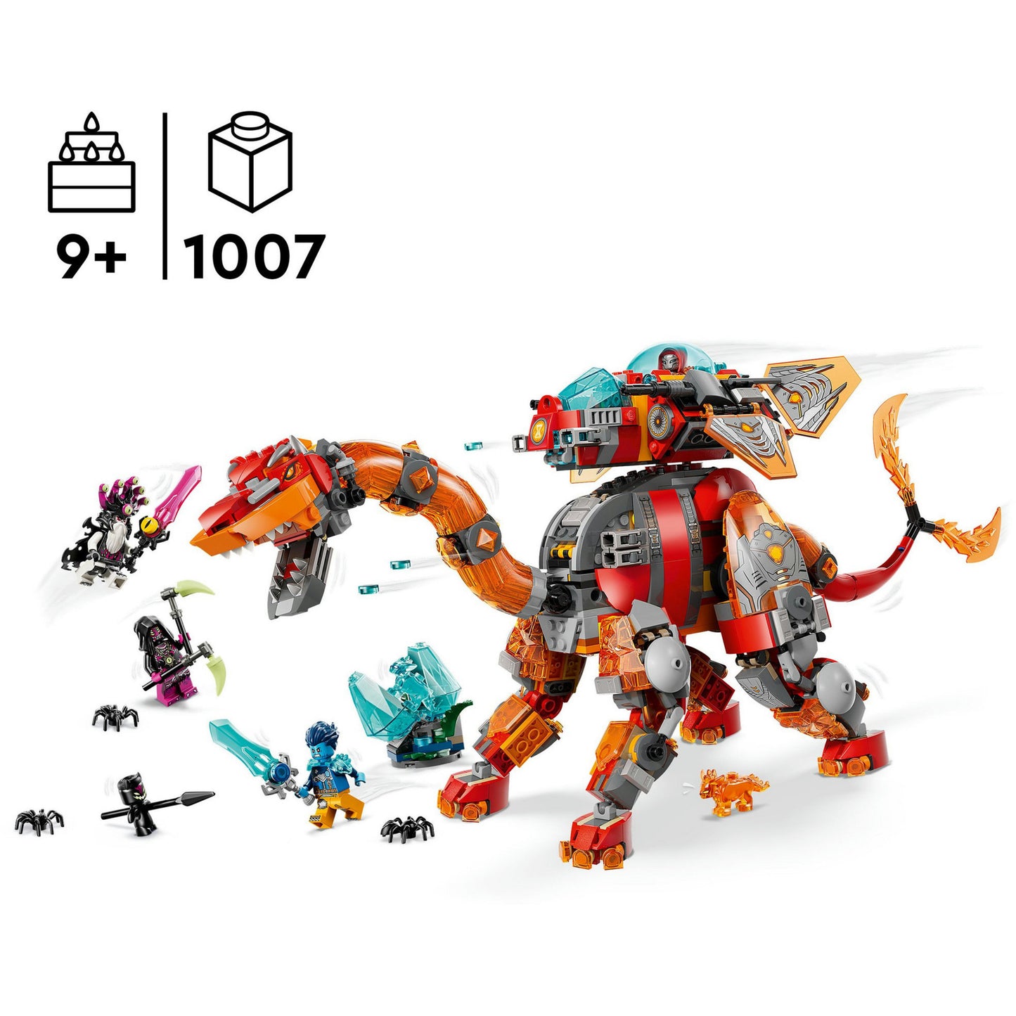 71514 DREAMZzz Dino-Düsenflieger, Konstruktionsspielzeug