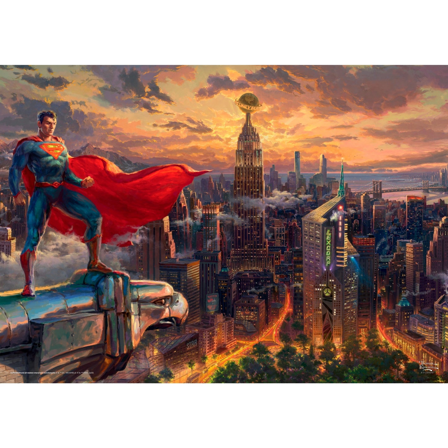 Schmidt Spiele Thomas Kinkade Studios: DC - Superman - Protector of Metropolis (1000 Teile)