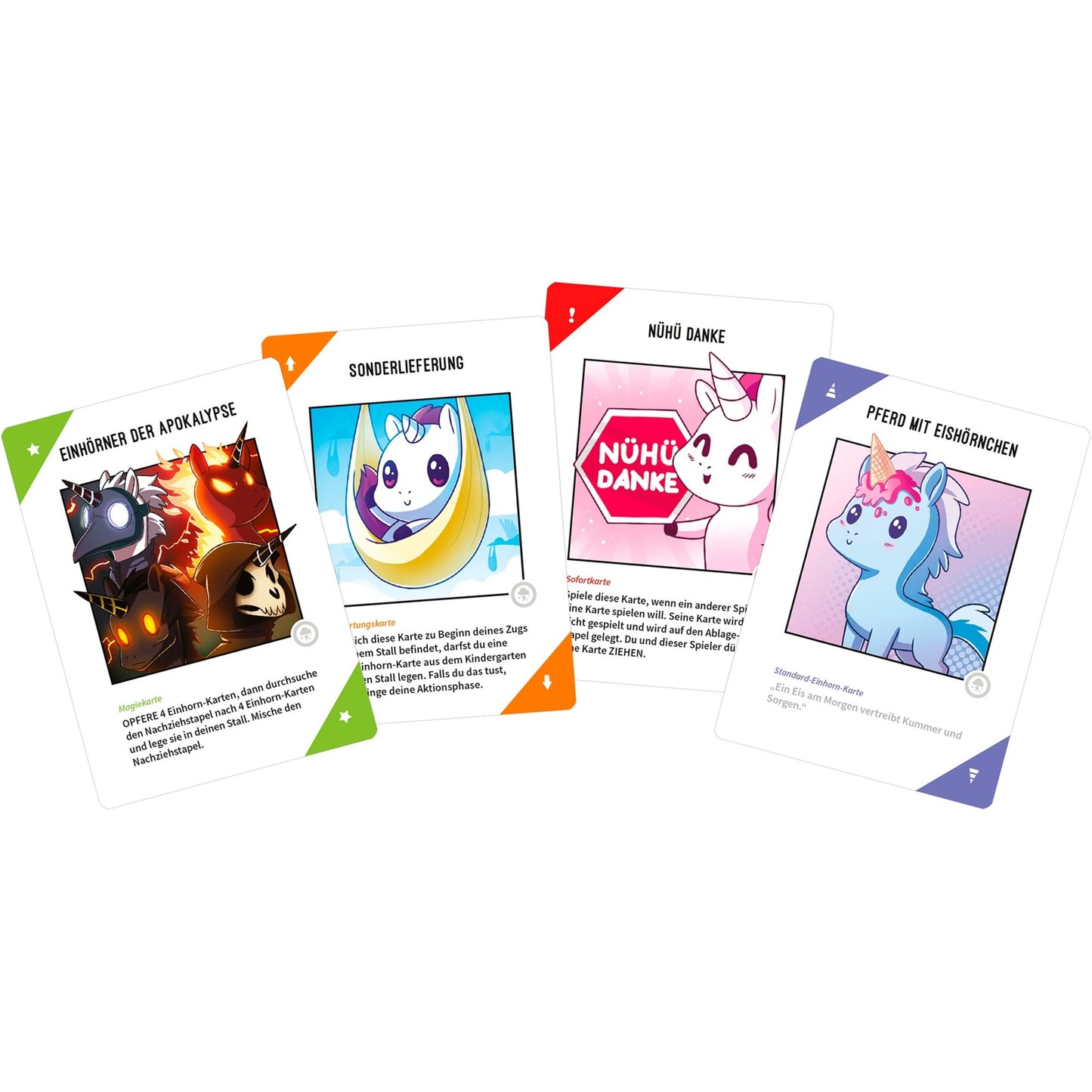 Asmodee Unstable Unicorns - Regenbogen-Apokalypse Erweiterungsset, Kartenspiel