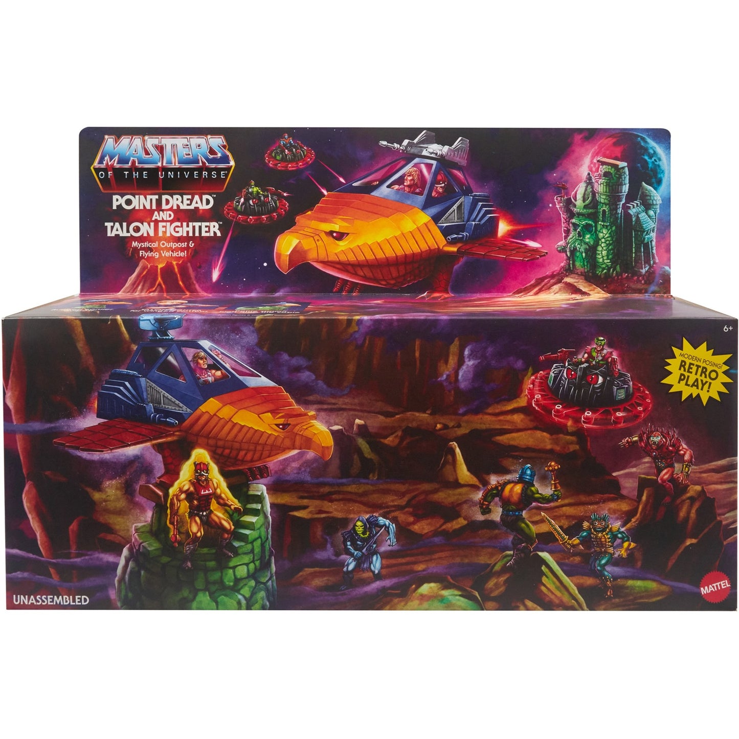 Mattel Masters of the Universe Origins Talon Fighter mit Point Dread, Spielfahrzeug