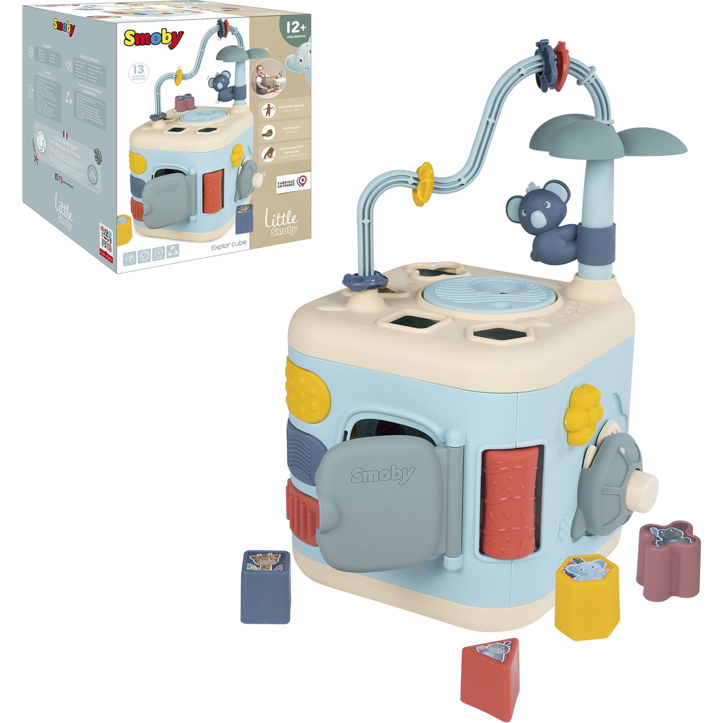 Little Smoby Motorikwürfel Explor Cube, Lernspielzeug