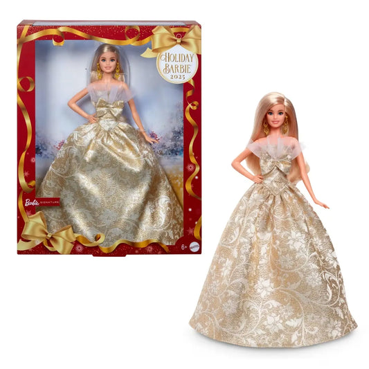 Barbie Signature 2025 Holiday Barbie-Puppe blond