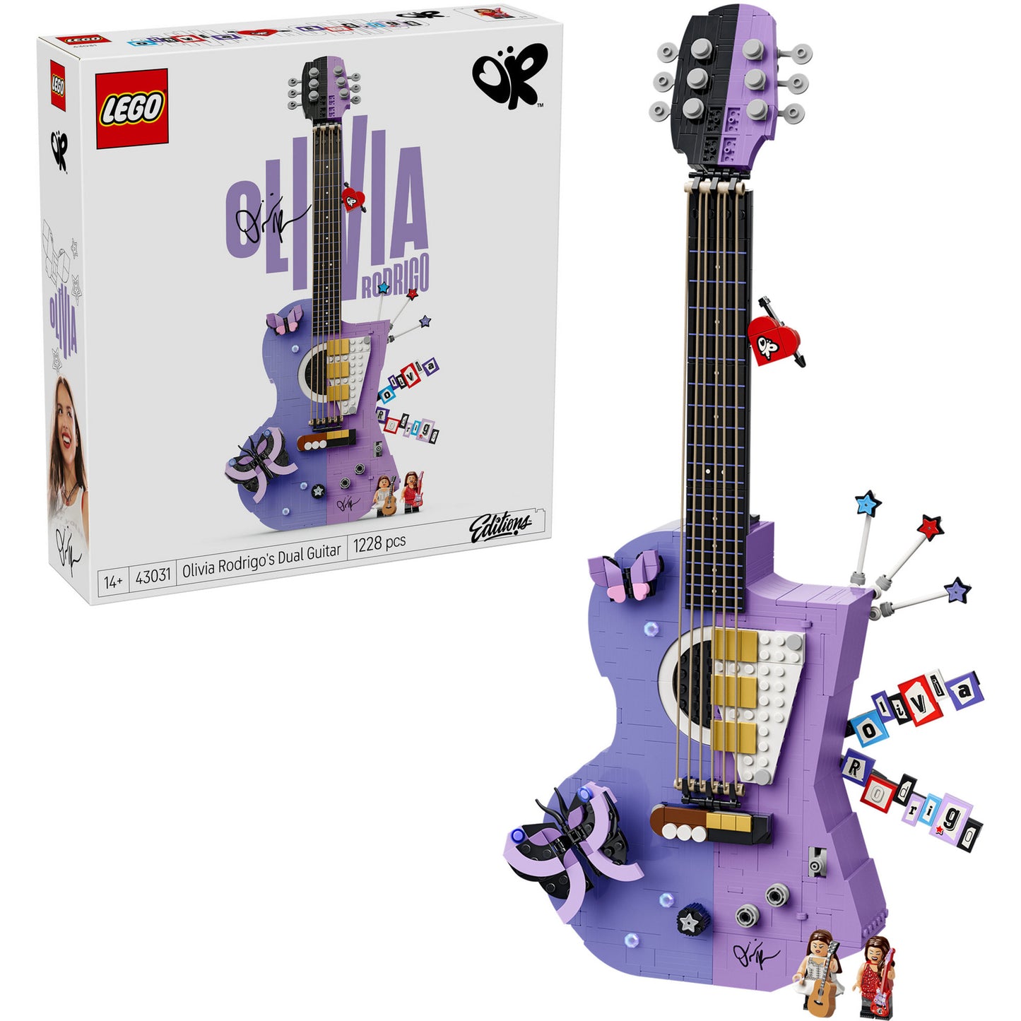 43031 Editions Olivia Rodrigos Gitarre, Konstruktionsspielzeug