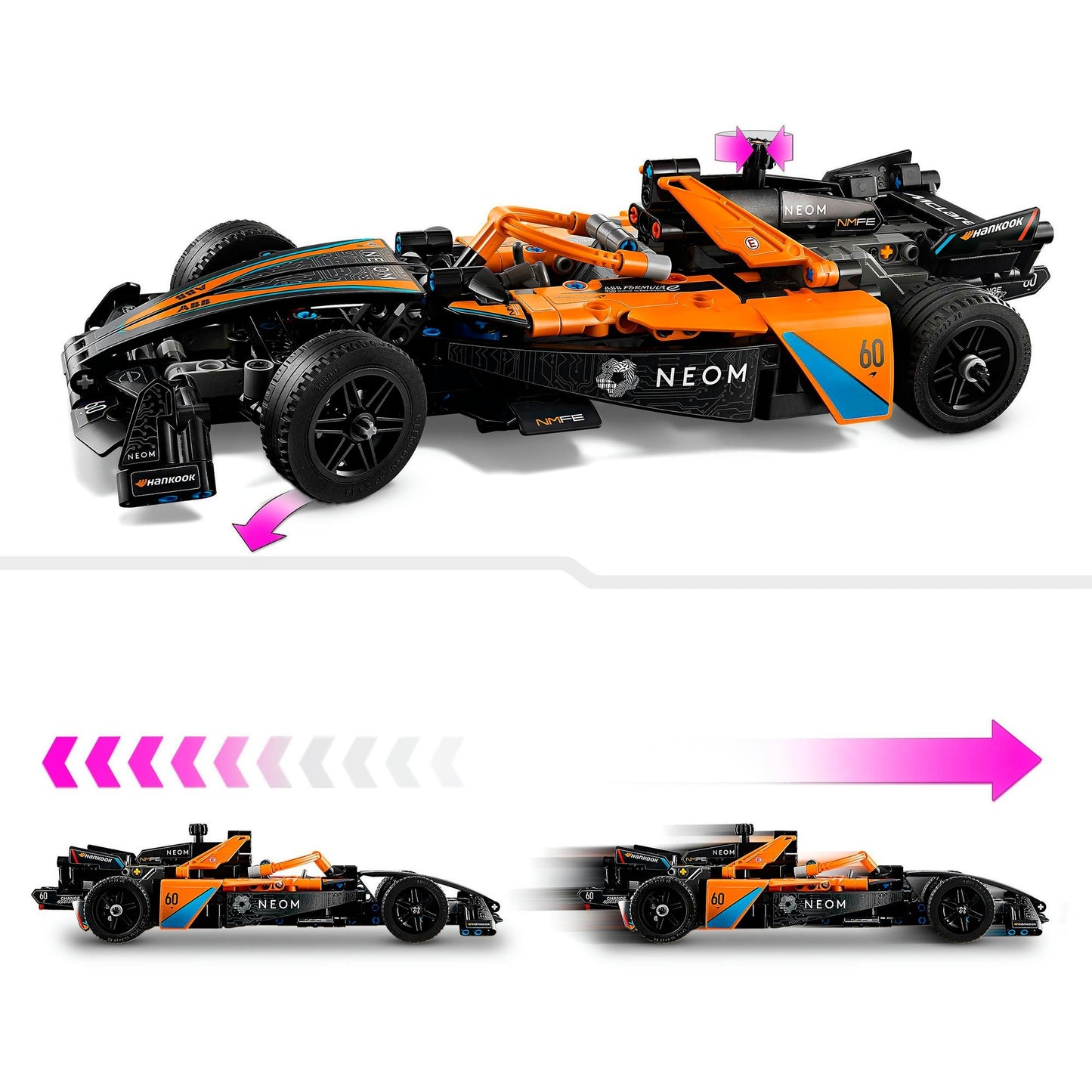 LEGO 42169 Technic NEOM McLaren Formula E Race Car, Konstruktionsspielzeug