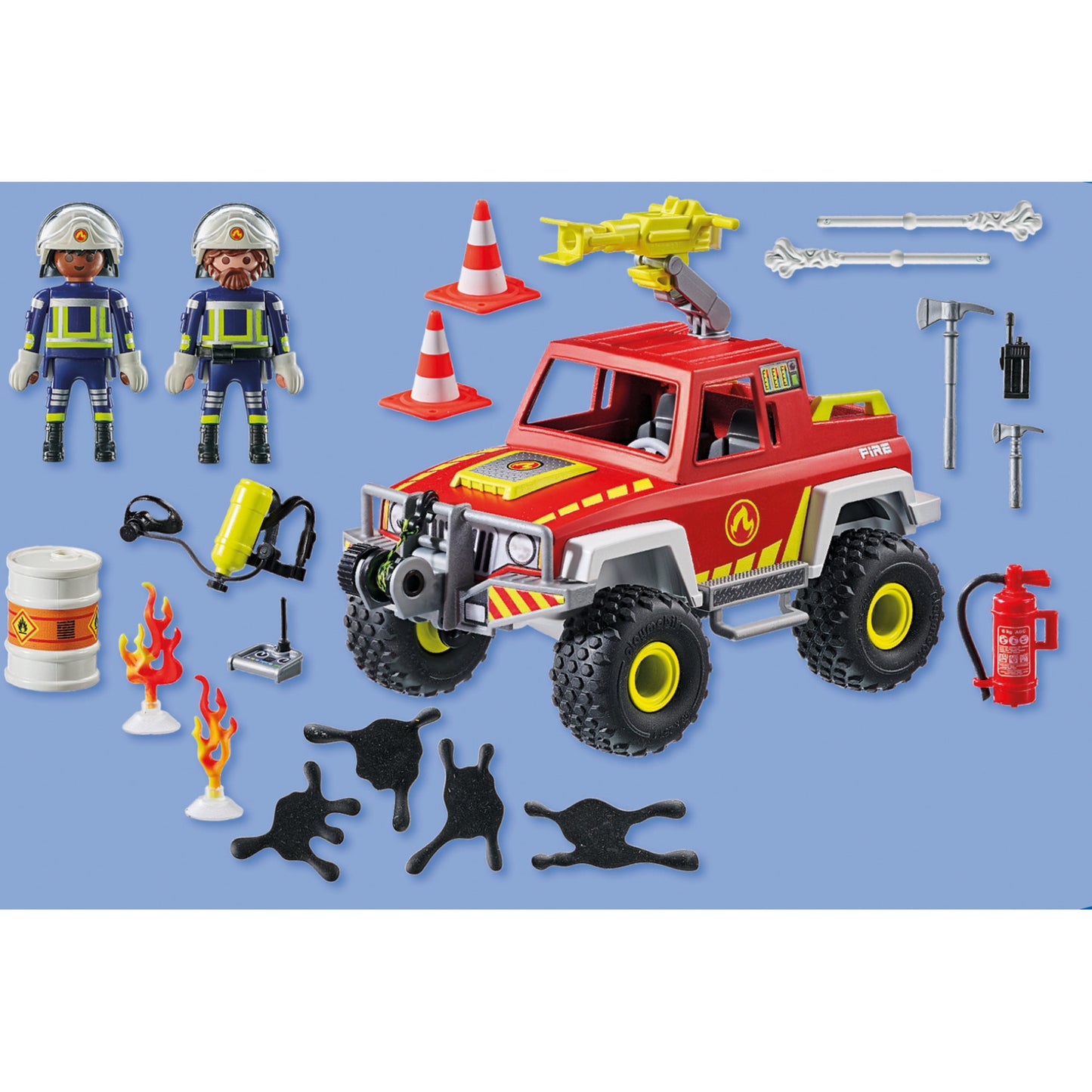 71824 Action Heroes Feuerwehrtruck, Konstruktionsspielzeug