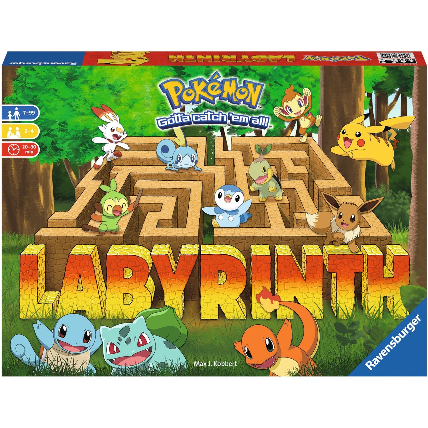 Ravensburger Das verrückte Labyrinth – Pokémon, Brettspiel