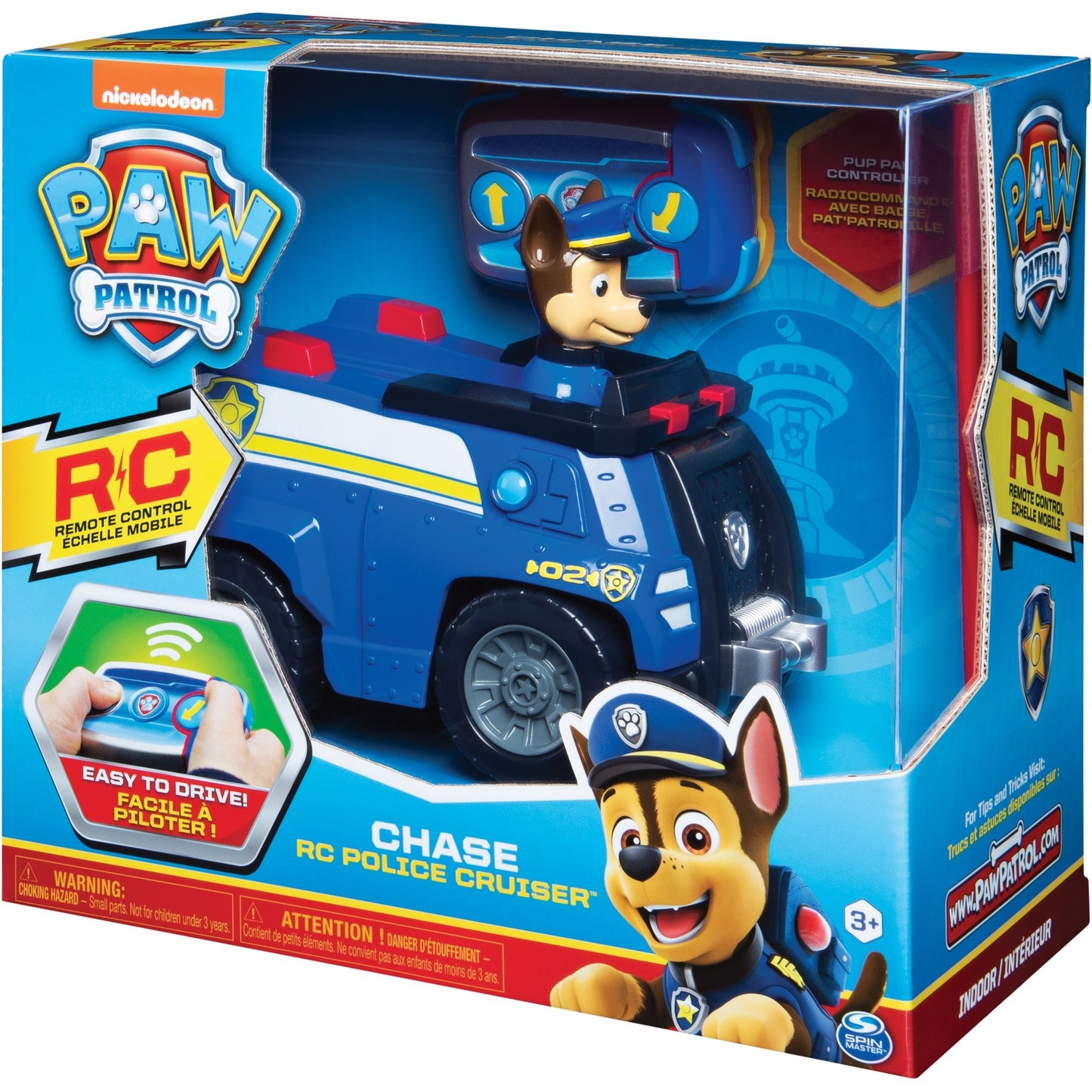 Spinmaster Paw Patrol Chase RC Police Cruiser (blau)