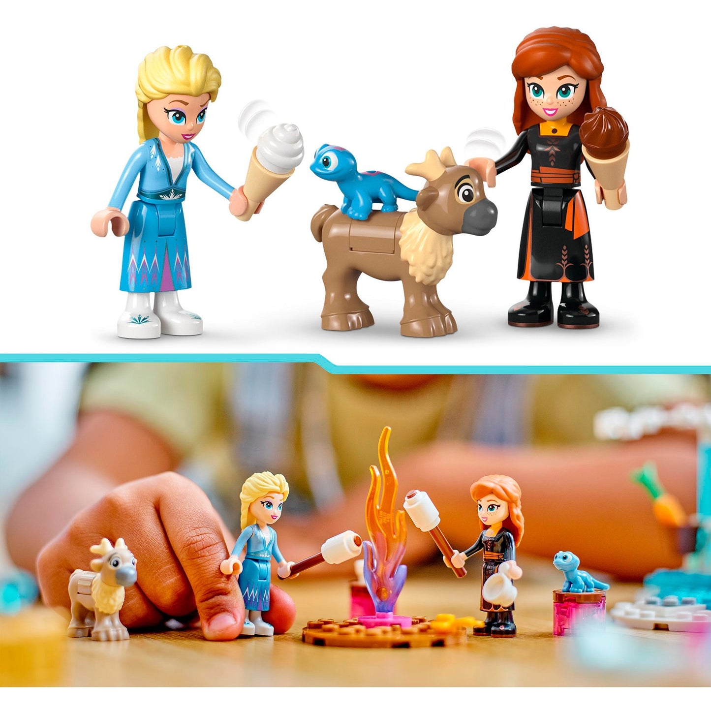 LEGO 43238 Disney Princess Elsas Eispalast, Konstruktionsspielzeug