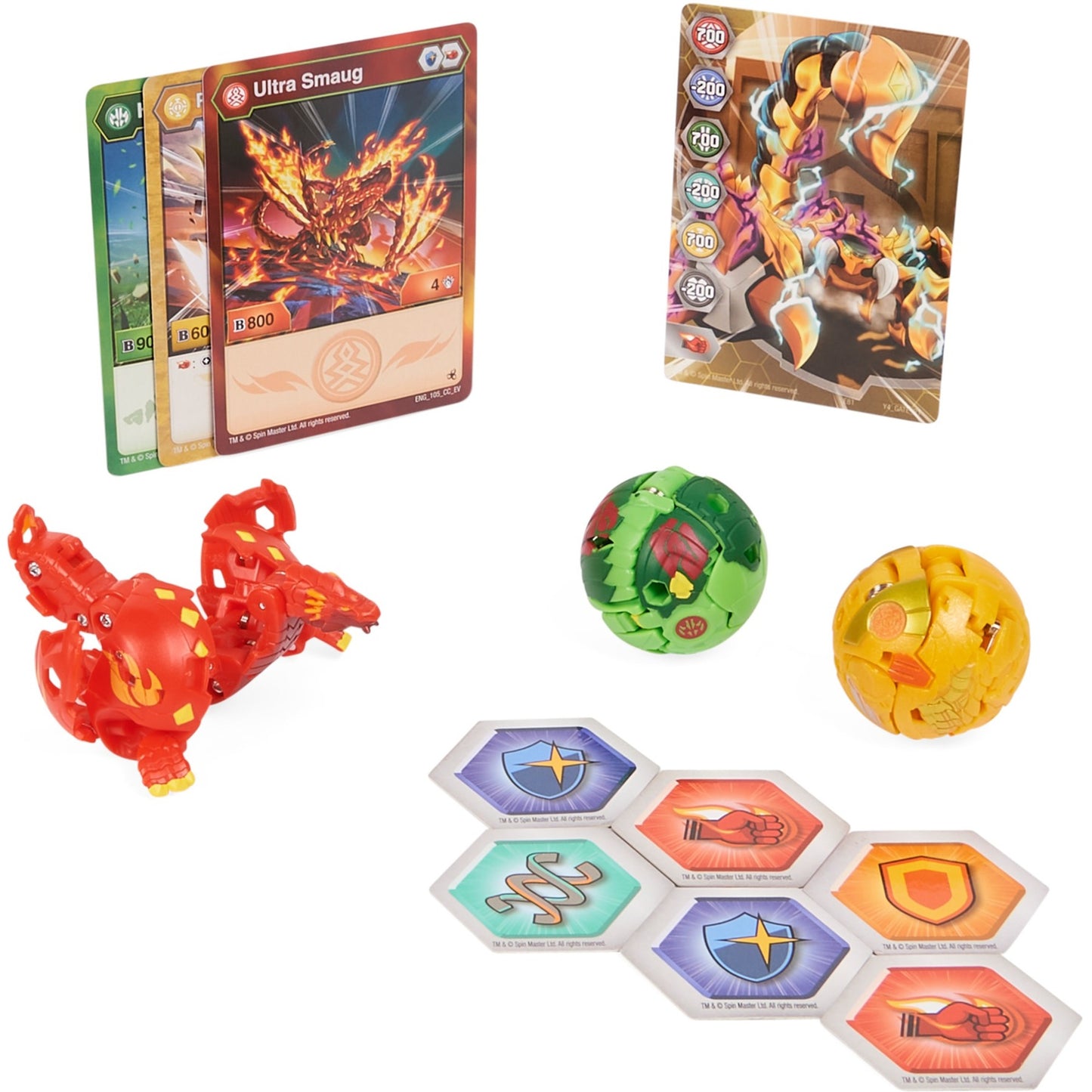 Spin Master Bakugan Evolutions Starter Pack mit 3 Bakugan, Geschicklichkeitsspiel