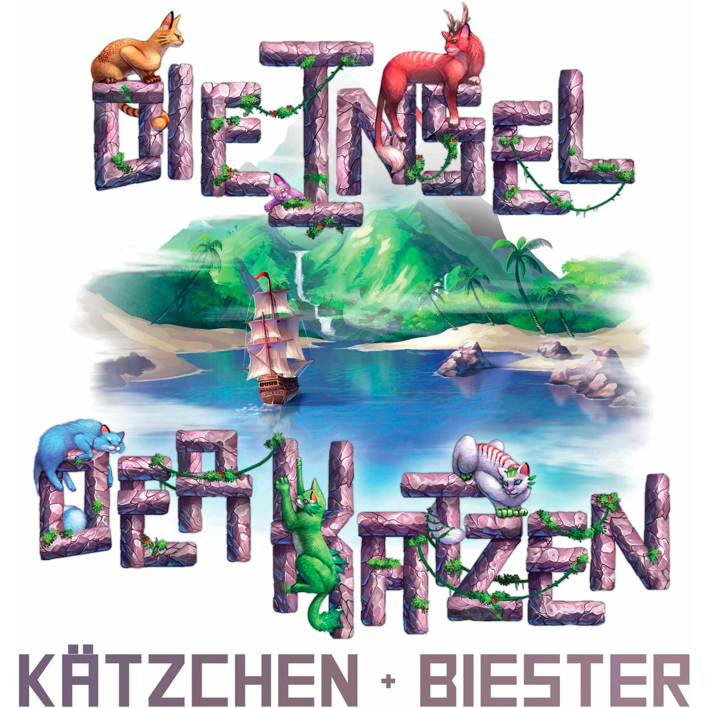 Pegasus Die Insel der Katzen: Kätzchen und Biester, Brettspiel