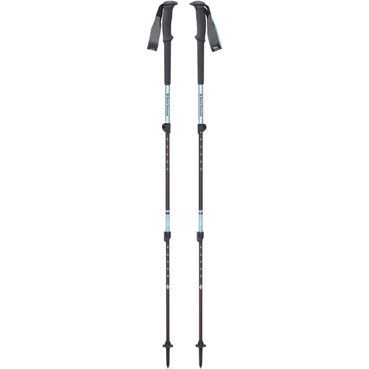 Black Diamond Trekkingsstöcke Trail (Frauen) (hellblau/schwarz, 1 Paar, 100-125 cm)