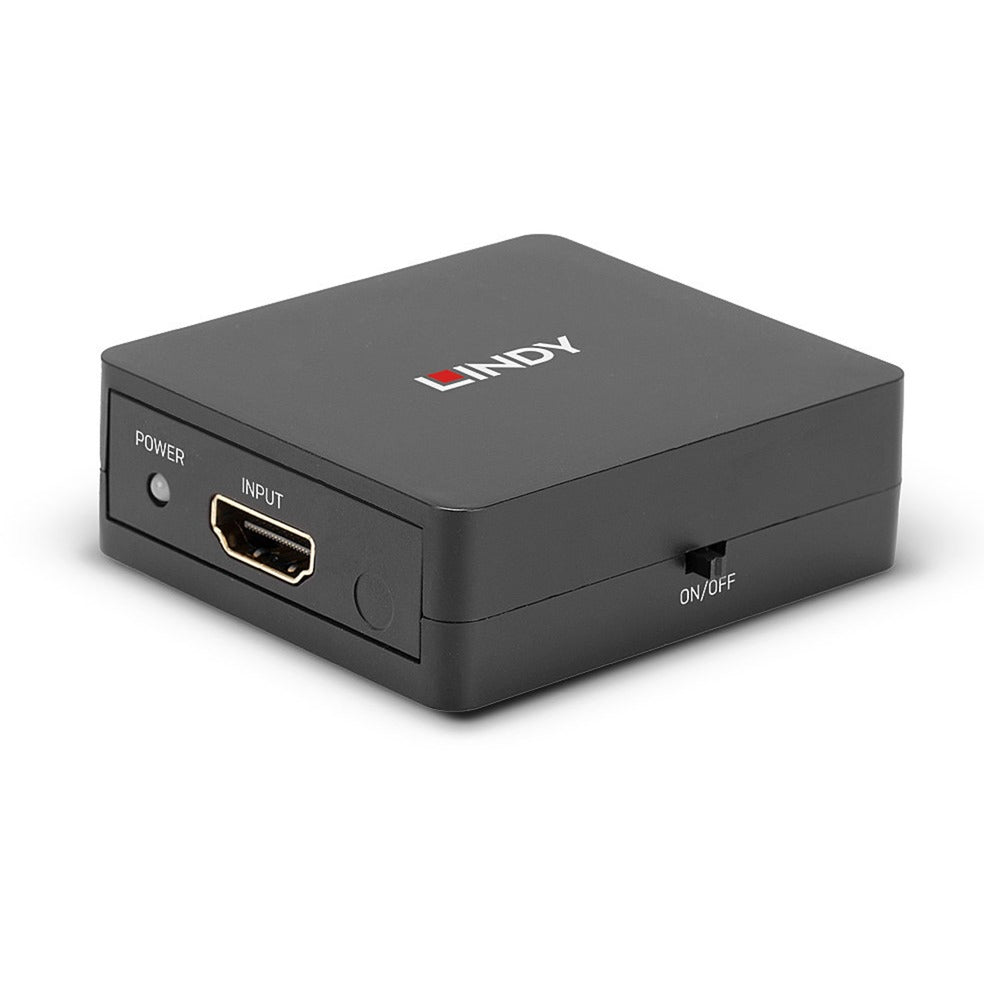 Lindy 2 Port HDMI Splitter 18Gbps (schwarz)