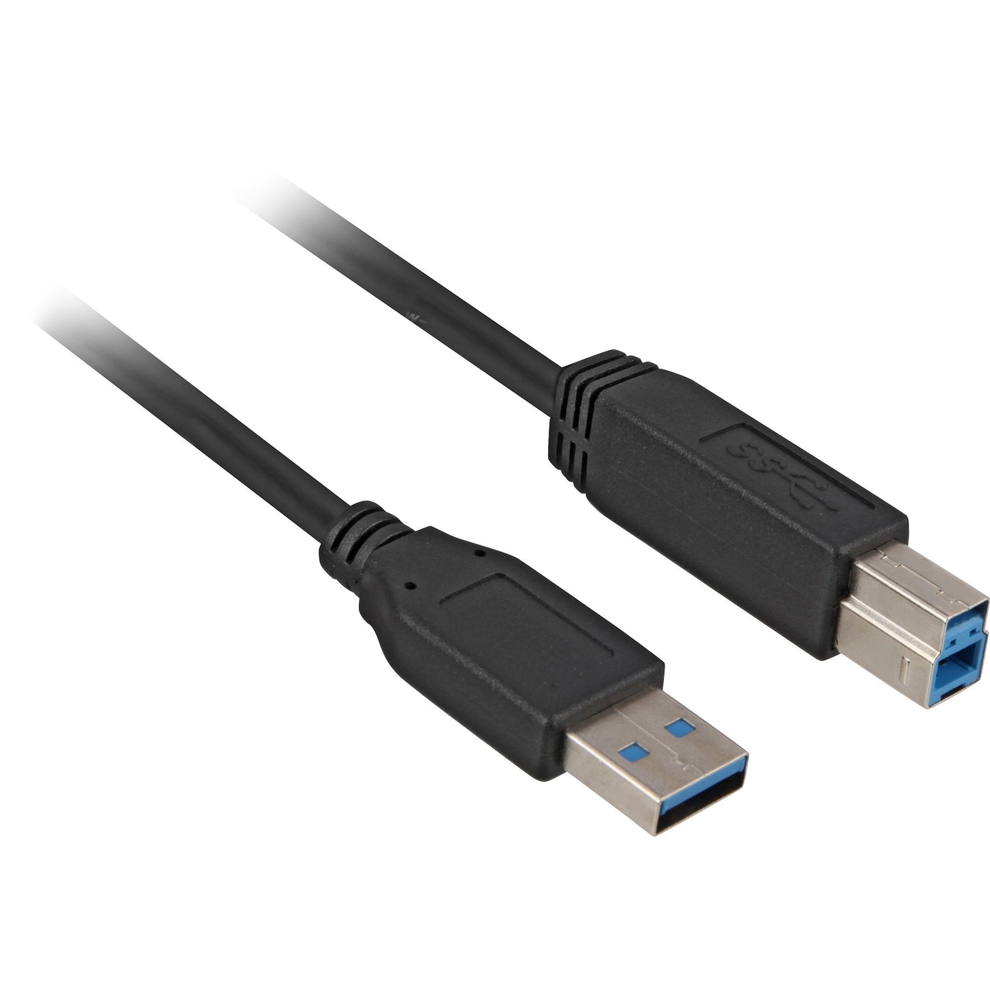 Sharkoon USB 3.2 Gen 1 Kabel, USB-A Stecker > USB-B Stecker (schwarz, 3 Meter)