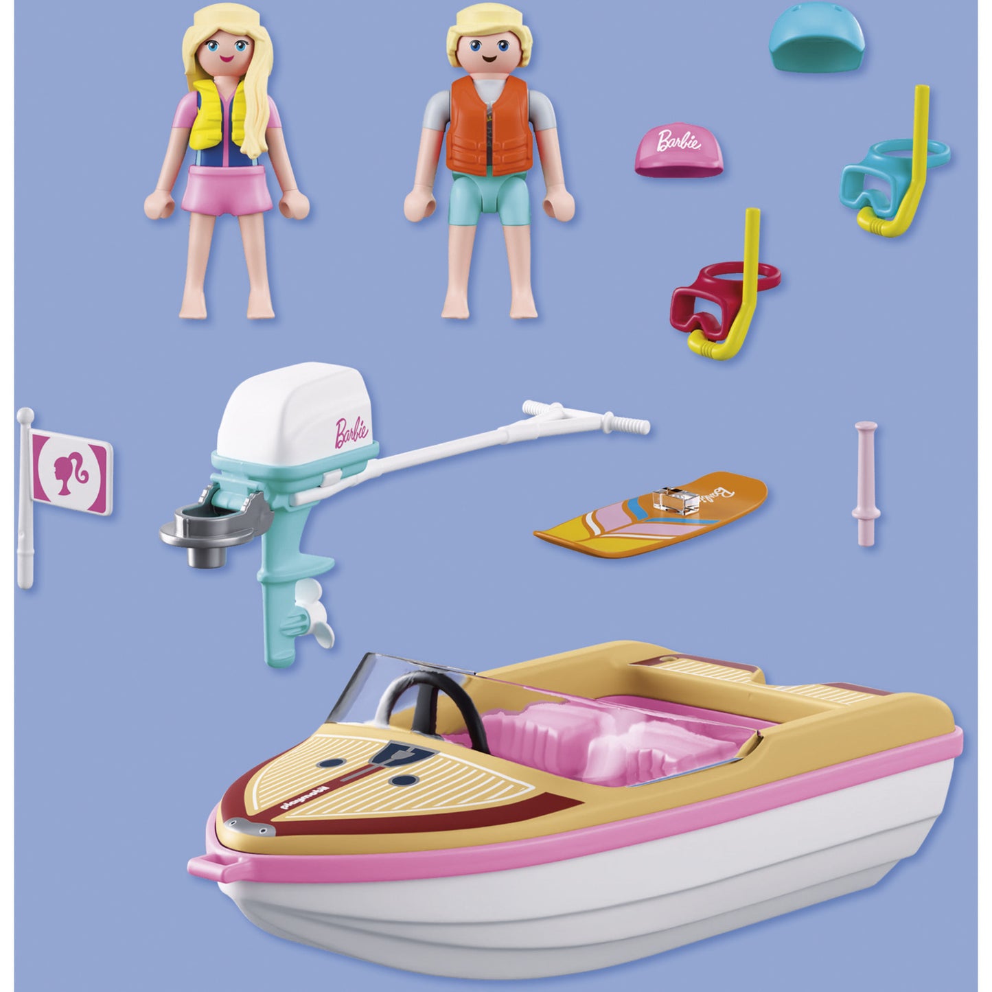 72122 Barbie Abenteuerboot, Konstruktionsspielzeug